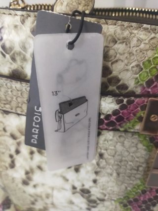 Bolso estampado piel serpiente