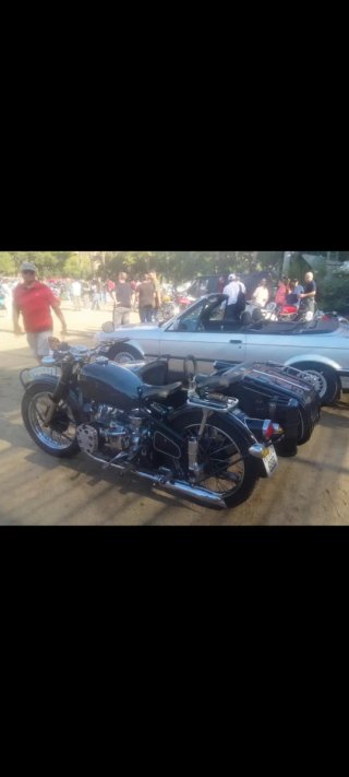 Motocicleta con sidecar CJ 750 M1M 1964