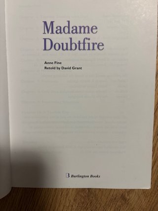 MADAME DOUBTFIRE 3§ESO BAR