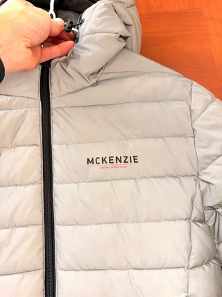 Junior plumífero McKenzie gris reflectante