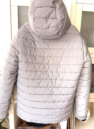 Junior plumífero McKenzie gris reflectante