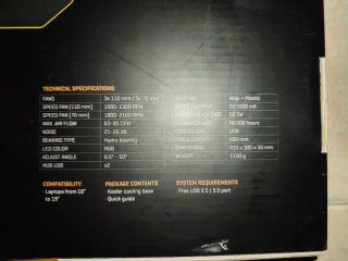 Base Refrigeradora KROM RGB Laptop