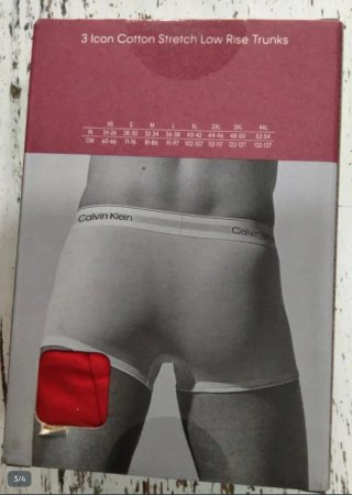 Calvin Klein 3 Trunks  originales pack