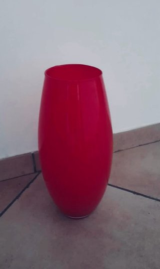 Vaso rosso design moderno