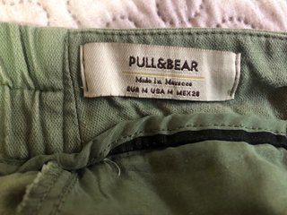 Pantalones Cargo PUll&Bear Hombre Talla M