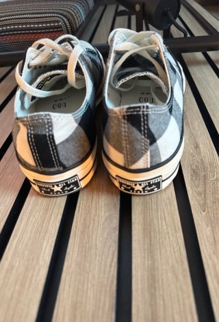 Zapatillas Converse a cuadros vintage