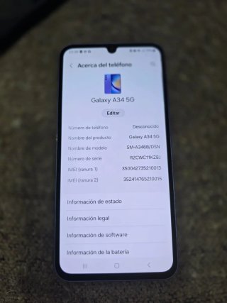 Samsung Galaxy A34 5G Morado