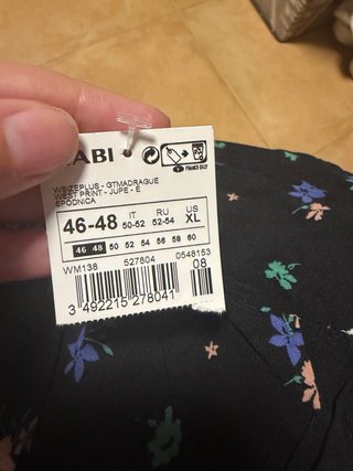 Falda estampada floral