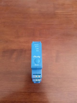 Shelly Pro 1 Relé Inteligente WiFi LAN Bluetooth