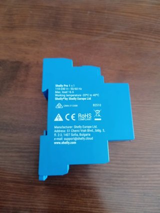 Shelly Pro 1 Relé Inteligente WiFi LAN Bluetooth