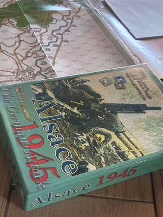 Alsace 1945 Wargame Avalanche Press WWII Completo