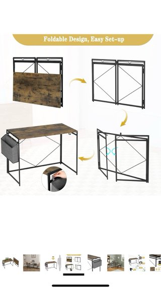 Escritorio plegable 100x50x75