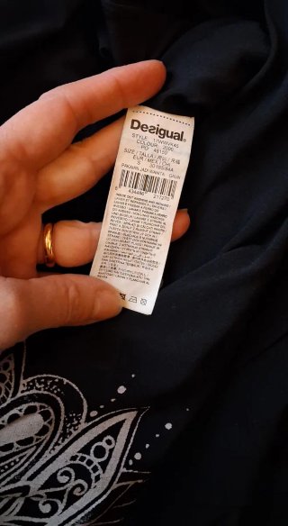 Abito Desigual nero taglia S/M