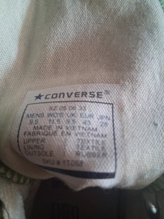 Zapatillas Converse All Star Verdes
