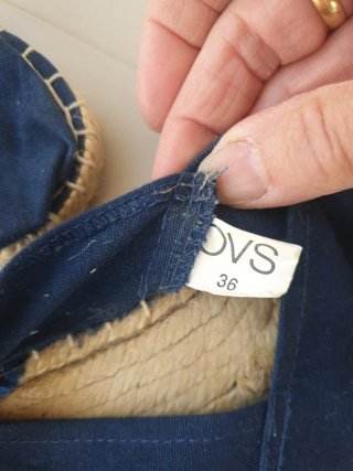 Espadrillas blu Ovs