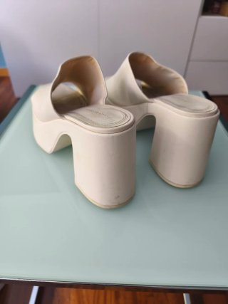 Sandalias plataforma hueso Talla 39