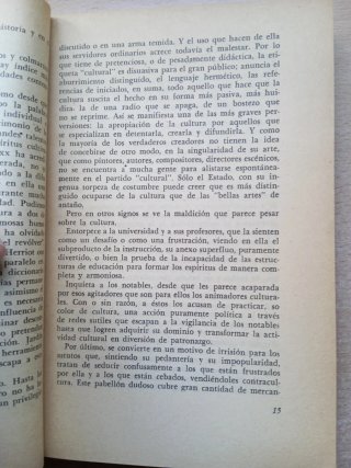 La cultura para vivir. Jacques Rigaud.