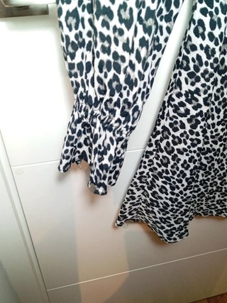 Vestido Zara Animal Print Talla M