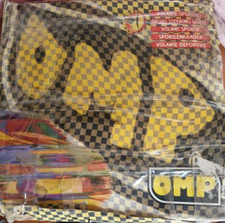 OMP Volante Rally/Corsica ORIGINAL Azul Oro NUEVO