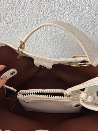 Borsa Emporio Armani Bianco e Rosa