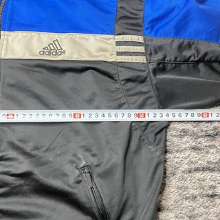 Chaqueta Adidas Vintage Azul y Negra Talla M