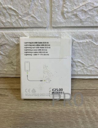 Cable Lightning a USB Apple