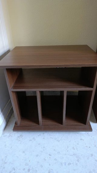 Mueble para vinilos y tocadiscos