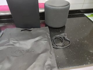Conjunto 2 Amazon Echo Studio Negro +subwoofer