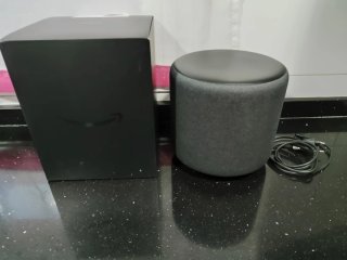 Conjunto 2 Amazon Echo Studio Negro +subwoofer