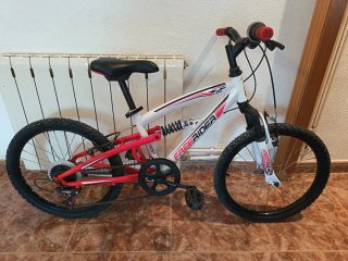 Bicicleta infantil doble suspensión