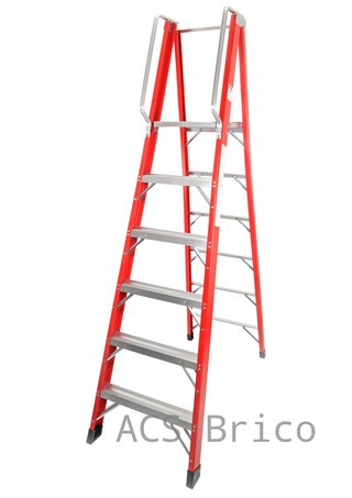 Escalera Fibra Tijera 2x6 - 1,71 Metros - 10402 - Mader