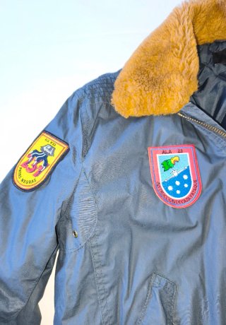 Chaqueta aviador H&M azul