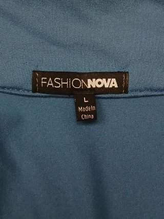 Vestito estivo Fashion Nova blu taglia L