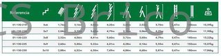 Escalera Aluminio 3x10 - 2,88+2,88+2,88 M - 67-73-67x25mm