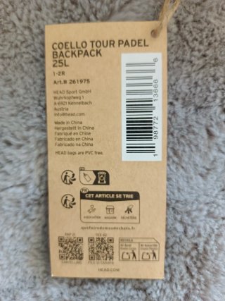 Mochila HEAD Tour Padel 25L Arturo Coello