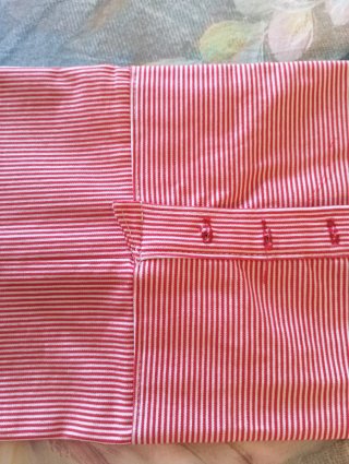 Pantalón Ubaldo campero rayas rojas y blancas