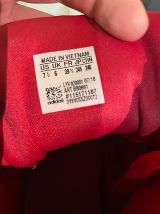 Scarpe Adidas Donna Rosse Tg 39