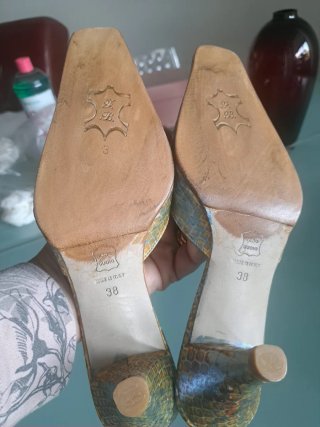 Sabot GIULIANO VENANZI vera pelle donna
