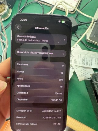 iPhone 16 PRO NEGRO 256GB