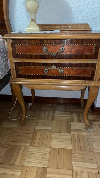 Conjunto Muebles Dormitorio Vintage Madera