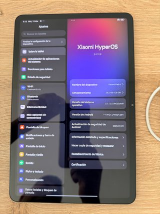 Xiaomi Pad 6 128GB Negro