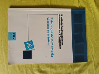 Psicología de la memoria cuaderno de prácticas