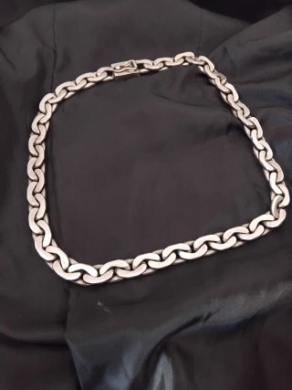Cadena Plata 950 Maciza Vintage 266g 62cm
