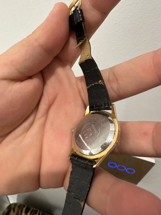 Reloj Exactus Vintage 15 Rubíes Oro Negro