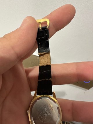 Reloj Exactus Vintage 15 Rubíes Oro Negro
