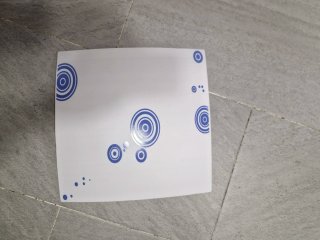 Applique da soffitto 30x30 cm design cerchi