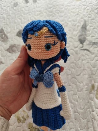 Muñeca Amigurumi Sailor Mercury
