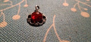 Colgante Plata y Ámbar Flor