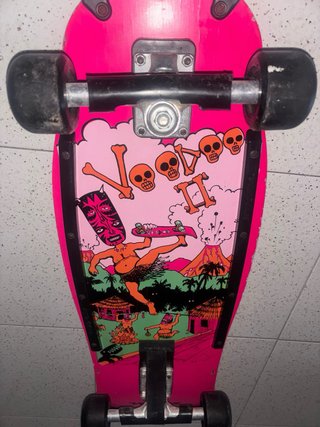Skate Variflex Rosa con Diseño Tiki