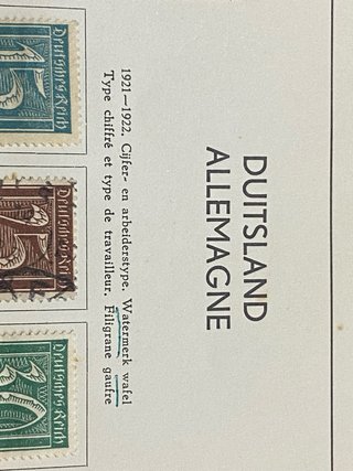 Sellos Alemania Imperio 1921-1922